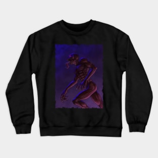 Blue Light Demon Crewneck Sweatshirt